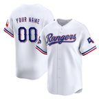 Custom Texas Rangers Active Player White Jereymy 2023 World Series Champions Stitched Jersey