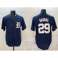 Detroit Tigers #29 Tarik Skubal Navy Jereymy Cool Base Stitched Jersey
