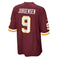 W.Football Team #9 Sonny Jurgensen Burgundy Jereymy Retired Player Jersey