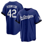 Los Angeles Dodgers #42 Jackie Robinson Royal Jereymy City Connect Replica Player Jersey
