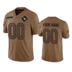 Custom A.Cardinals Active Player 2023 Brown Jereymy Salute To Service Limited Stitched Jersey
