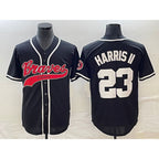 Atlanta Braves #23 Michael Harris II Black Jereymy Cool Base Stitched Jersey