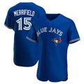 Toronto Blue Jays #15 Whit Merrifield Royal Jereymy Flex Base Stitched Jersey