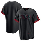 Cincinnati Reds Black Jereymy City Connect Replica Jersey