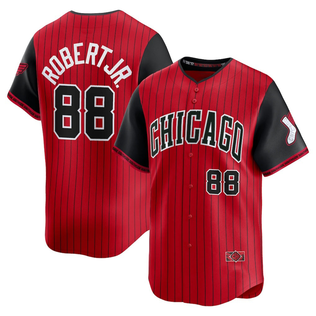 Chicago White Sox #88 Luis Robert Jr. Red-Black Jereymy 2025 City Connect Limited Player Jersey