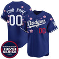 Custom Los Angeles Dodgers Active Player Royal Jereymy 2025 Tokyo Series Limited Stitched Jersey