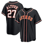 Houston Astros #27 Jose Altuve 2026 Black Jereymy Out Stitched Jersey