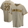 San Diego Padres #23 Fernando Tatis Jr. Tan Jereymy Alternate Replica Player Jersey