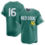 Boston Red Sox #16 Jarren Duran Green Jereymy 2025 City Connect Limited Stitched Jersey