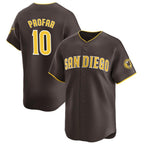 San Diego Padres #10 Jurickson Profar Brown Jereymy 2024 Away Limited Stitched Jersey