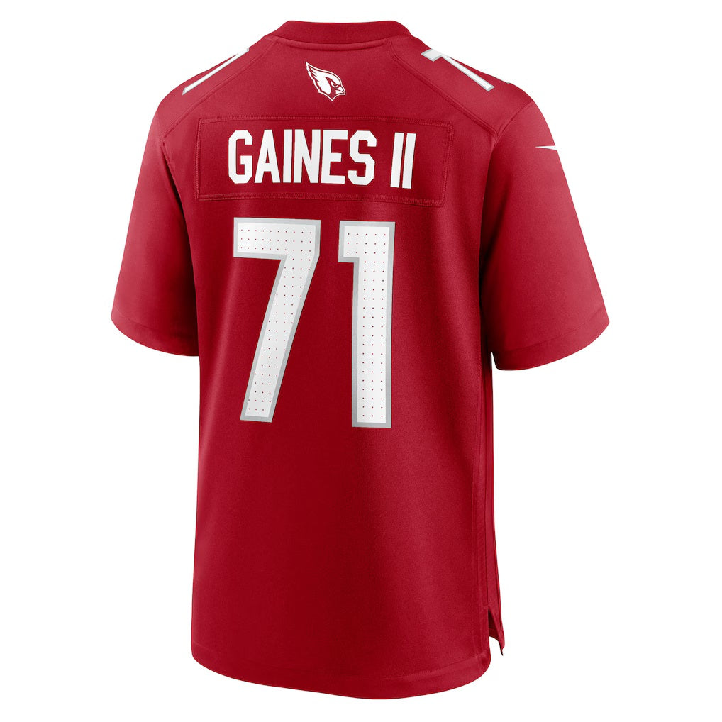 A.Cardinals #71 Jon Gaines II Cardinal Jereymy Team Game Jersey