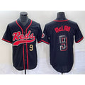 Cincinnati Reds #9 Matt McLain Number Black Jereymy 2023 City Connect Cool Base Stitched Jersey 2