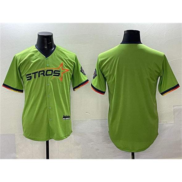 Houston Astros Blank Green Jereymy 2025 City Connect Limited Stitched Jersey