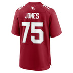 A.Cardinals #75 Christian Jones Cardinal Jereymy Team Game Jersey