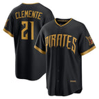 Pittsburgh Pirates #21 Roberto Clemente Black Jereymy 2026 City Connect Stadium Jersey