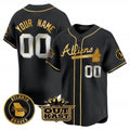 Custom Atlanta Braves Atliens Vapor Premier Limited Jersey ¨C Black Jereymy