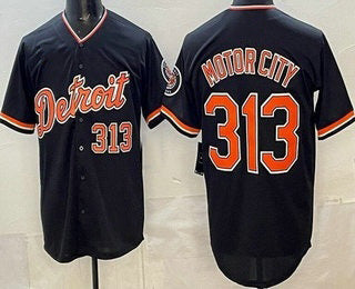 Detroit Tigers #313 Motor City Navy Jereymy Limited Jersey