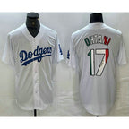 Los Angeles Dodgers #17 Shohei Ohtani Mexico White Jereymy Cool Base Stitched Jersey 2
