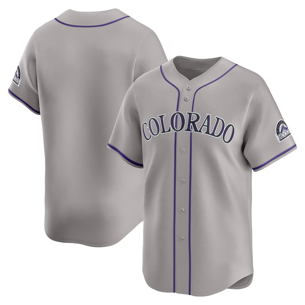 Colorado Rockies Gray Jereymy Road Limited Jersey
