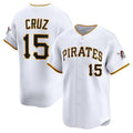 Pittsburgh Pirates #15 Oneil Cruz White Jereymy Home Limited Player Jersey