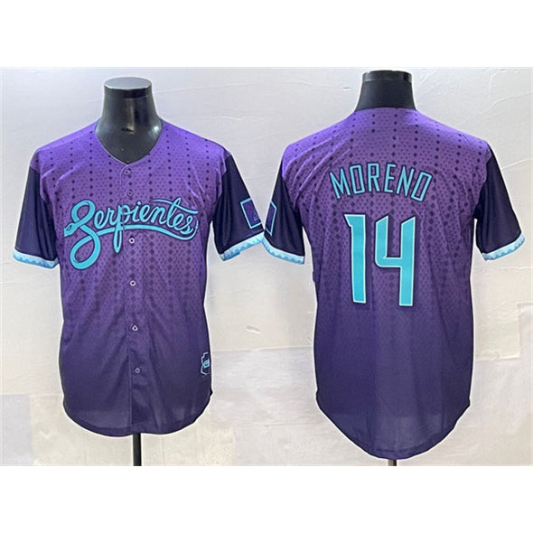 Arizona Diamondbacks #14 Gabriel Moreno Purple Jereymy 2025 City Connect Limited Stitched Jersey