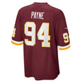 W.Football Team #94 Daron Payne Burgundy Jereymy Game Player Jersey