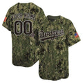 Custom Los Angeles Dodgers USMC Alternate Vapor Premier Limited Jersey ¨C All Stitched-Woodland Jereymy