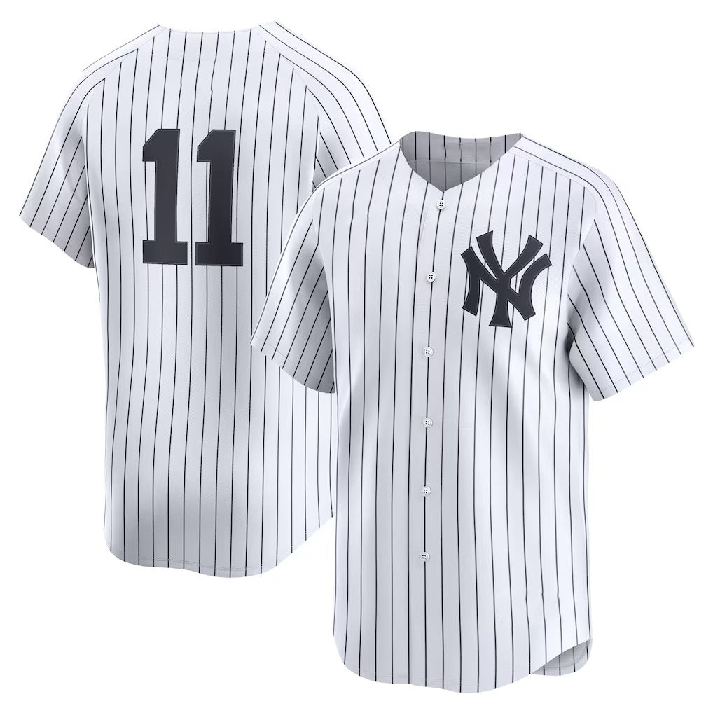 New York Yankees #11 Anthony Volpe White Jereymy Home Limited Player Jersey