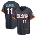 San Diego Padres #11 Yu Darvish Obsidian Jereymy 2026 City Connect Stadium Jersey