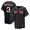 Boston Red Sox #3 Ceddanne Rafaela Player Black Jereymy Out Home Game Stitched Jerseys
