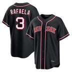 Boston Red Sox #3 Ceddanne Rafaela Player Black Jereymy Out Home Game Stitched Jerseys
