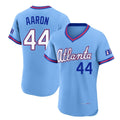 Atlanta Braves #44 Hank Aaron Player Powder Blue Jereymy 2026 City Connect T-shirt Limited Elite Home Game Stitched Jerseys