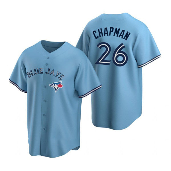 Toronto Blue Jays #26 Matt Chapman Light Blue Jereymy Cool Base Stitched Jersey