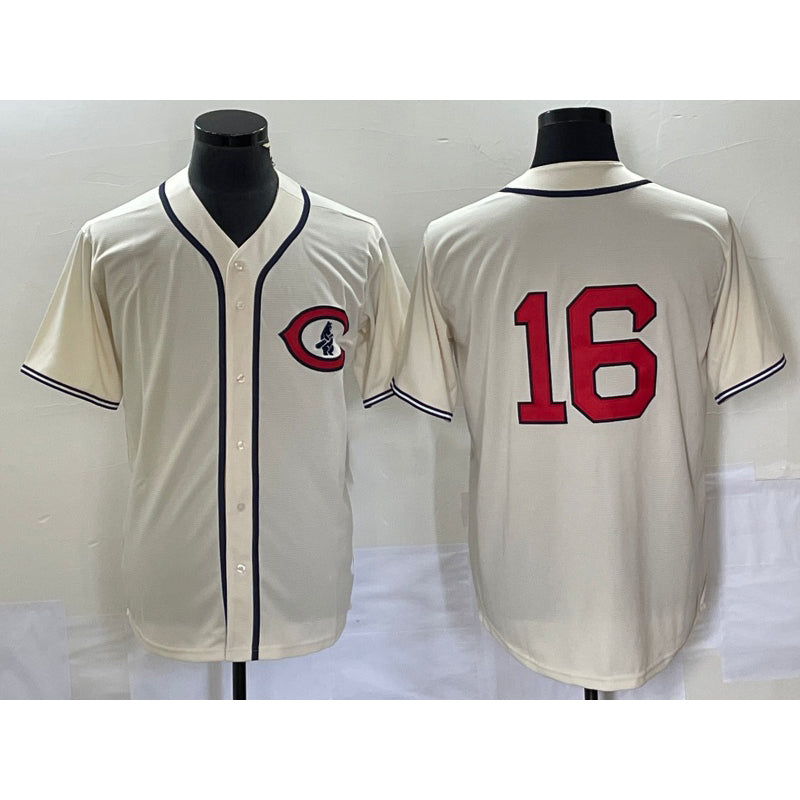 Chicago Cubs #16 Patrick Wisdom 2022 Cream Jereymy Field of Dreams Cool Base Stitched Jersey