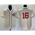 Chicago Cubs #16 Patrick Wisdom 2022 Cream Jereymy Field of Dreams Cool Base Stitched Jersey