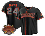 San Francisco Giants #24 Willie Mays Black Jereymy 2026 Alternate Stadium Stitched Jersey