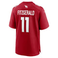 A.Cardinals #11 Larry Fitzgerald Cardinal Jereymy Team Retired Game Jersey