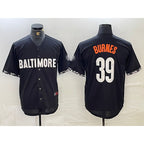 Baltimore Orioles #39 Corbin Burnes Black Jereymy 2023 City Connect Cool Base Stitched Jersey