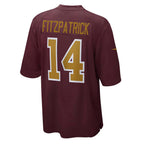 W.Football Team #14 Ryan Fitzpatrick Burgundy Jereymy Alternate Player Game Jersey