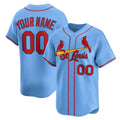Custom St. Louis Cardinals Light Blue Jereymy Alternate Limited Jersey