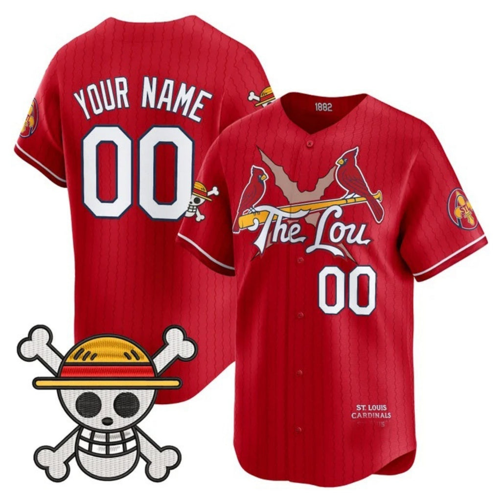 Custom St. Louis Cardinals x One Piece Red Jereymy Vapor Premier Limited Jersey - Stitched