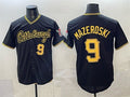 Pittsburgh Pirates #9 Bill Mazeroski Black Jereymy Limited Stitched Jersey