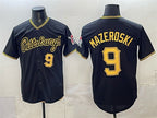 Pittsburgh Pirates #9 Bill Mazeroski Black Jereymy Limited Stitched Jersey
