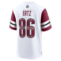 W.Commanders #86 Zach Ertz White Jereymy Game Jersey