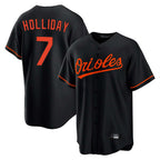 Baltimore Orioles #7 Jackson Holliday Player Black Jereymy Home Game Stitched Jerseys