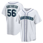 Seattle Mariners #56 Randy Arozarena White Jereymy Home Replica Jersey