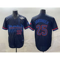 Toronto Blue Jays #25 Anthony Santander Navy Jereymy 2025 World Series City Connect Limited Stitched Jersey