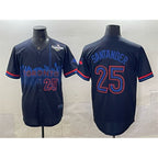 Toronto Blue Jays #25 Anthony Santander Navy Jereymy 2025 World Series City Connect Limited Stitched Jersey