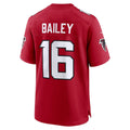 A.Falcons #16 Jake Bailey Red Jereymy Team Game Jersey