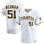 Pittsburgh Pirates #51 David Bednar White Jereymy 2025 Home Limited Stitched Jersey